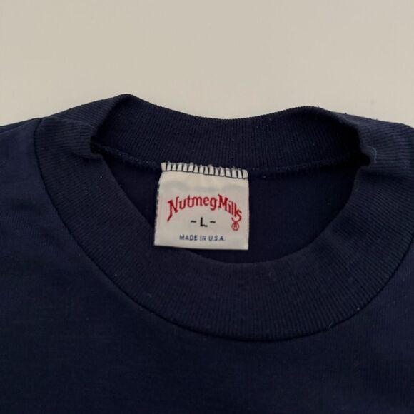 VINTAGE 1980s MINNESOTA TWINS NUTMEG MILLS T-SHIRT LARGE - Picture 3 of 7